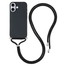iPhone 17 Skal TPU Med Mobilsn&ouml;re Svart