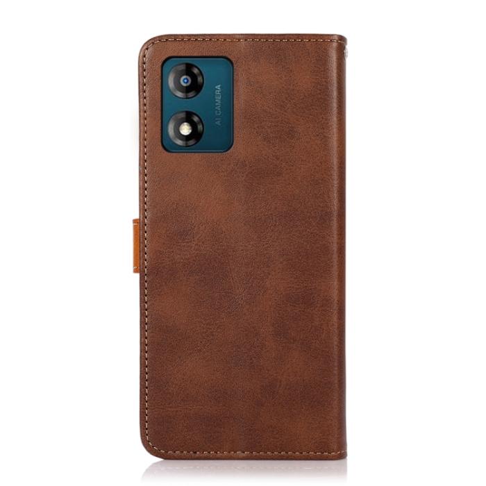 Bild 3, KHAZNEH Motorola Moto E13 Fodral Dual-Color Brun