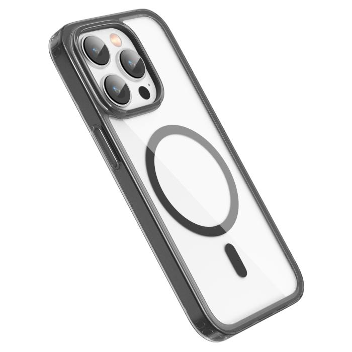 Bild 3, ColorPop iPhone 14 Pro Skal CH MagSafe Transparent/Svart