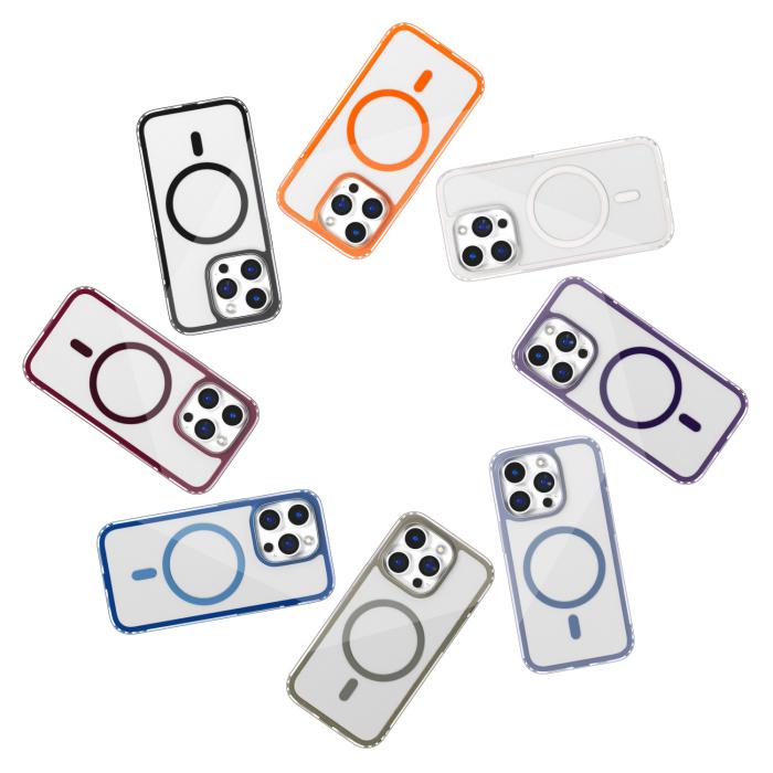 Bild 4, ColorPop iPhone 14 Pro Skal CH MagSafe Transparent/Svart