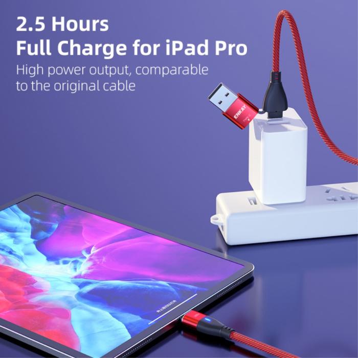 Bild 5, ENKAY 2 m 6in1 PD 100W USB-C/USB-A - USB-C/Lightning/MicroUSB