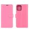 iPhone 12 Pro Max - Litchi Fodral - Rosa