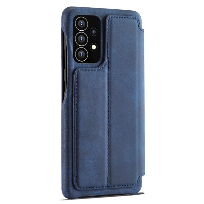 Bild 3, LC.IMEEKE Samsung Galaxy A53 5G Fodral Retro Flip Blå