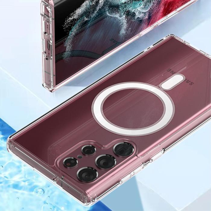Bild 6, Samsung Galaxy S24 Ultra Skal MagSafe Shockproof TPU