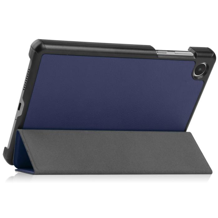 Bild 4, Lenovo Tab M8 (Gen 4) Fodral Tri-Fold Läder Blå