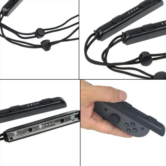Bild 4, 2-PACK Nintendo Switch Joy-Con Strap/Extender Svart