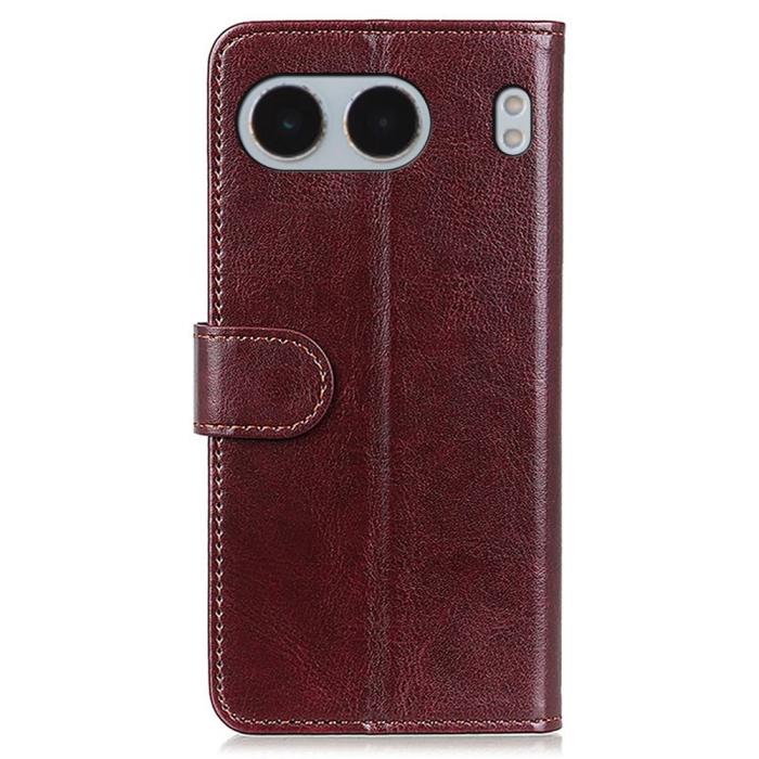 Bild 6, OnePlus Nord 4 Fodral Crazy Horse Retro Brun