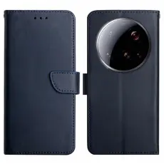Xiaomi 15 Ultra Fodral &Auml;kta L&auml;der Bl&aring;