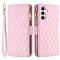 Samsung Galaxy S23 FE Fodral Diamond Multifunktionell Rosa