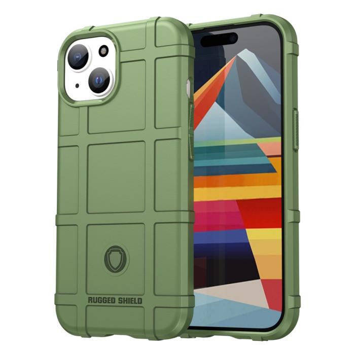 Bild 1, iPhone 15 Skal Robust Grön