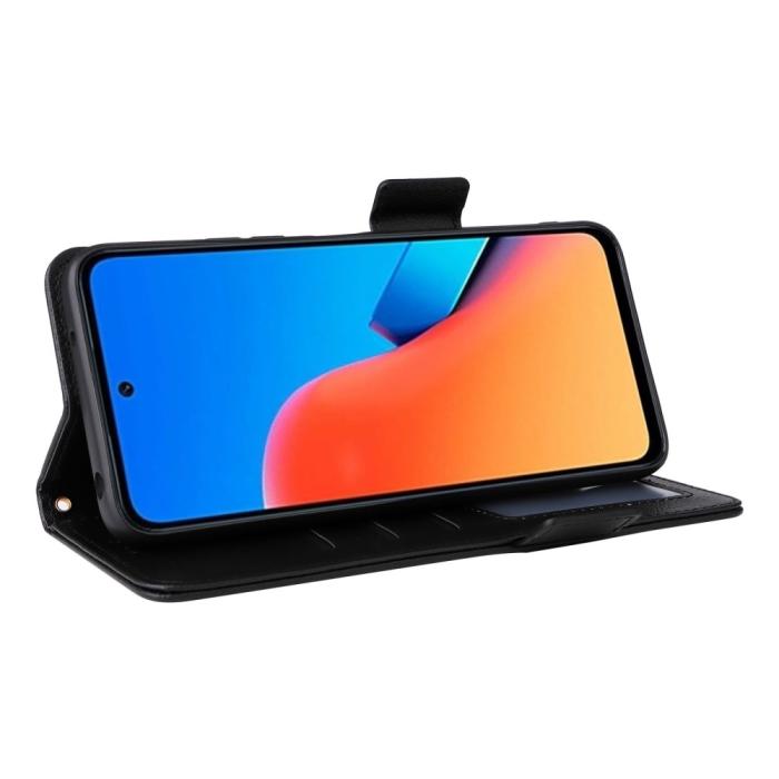 Bild 3, Xiaomi Redmi 12 5G/4G Fodral Litchi Läder Svart