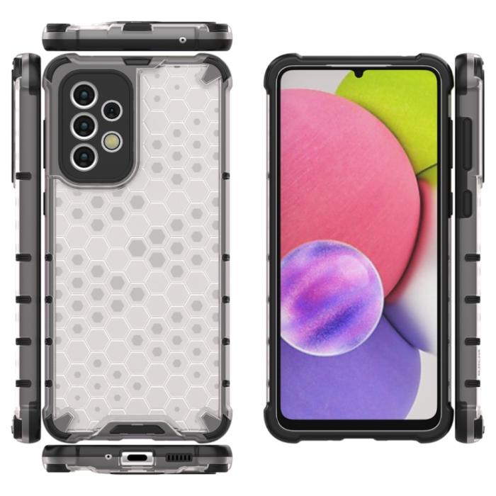 Bild 2, Samsung Galaxy A33 5G Skal Hybrid Honeycomb Vit
