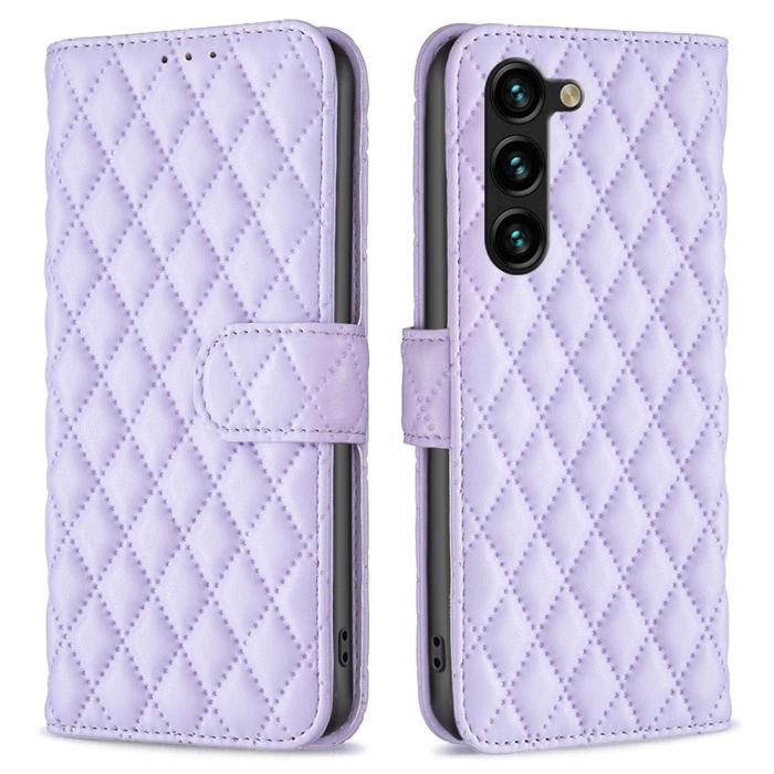 Bild 1, Samsung Galaxy S23 Plus Fodral Diamond Textur Lila