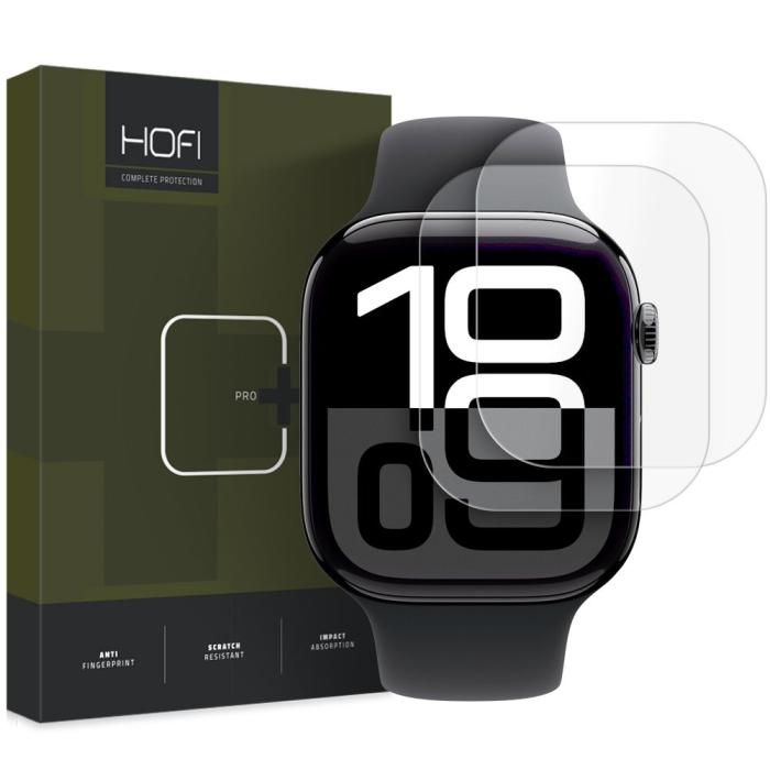 Bild 1, HOFI Apple Watch 10 46 mm 2-PACK Skärmskydd Pro+ HydroFlex