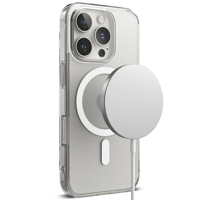 Bild 4, Ringke iPhone 16 Pro Skal MagSafe Fusion Matt Transparent