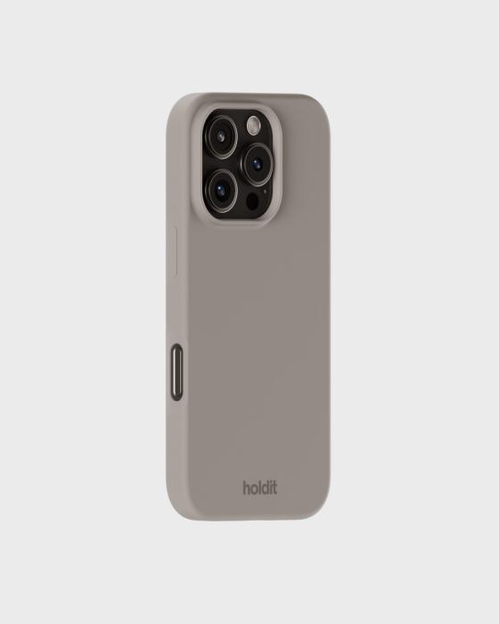 Bild 2, holdit iPhone 16 Pro Mobilskal Silikon Taupe