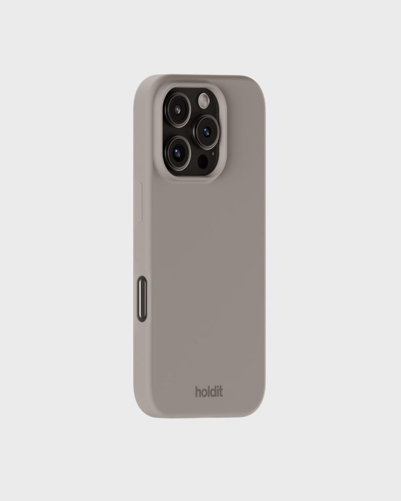 holdit iPhone 16 Pro Mobilskal Silikon Taupe