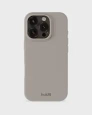 holdit iPhone 16 Pro Mobilskal Silikon Taupe