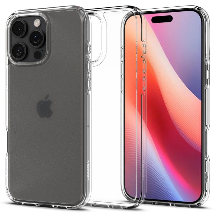 Bild 1, Spigen iPhone 16 Pro Skal Ultra Hybrid Frostad Transparent