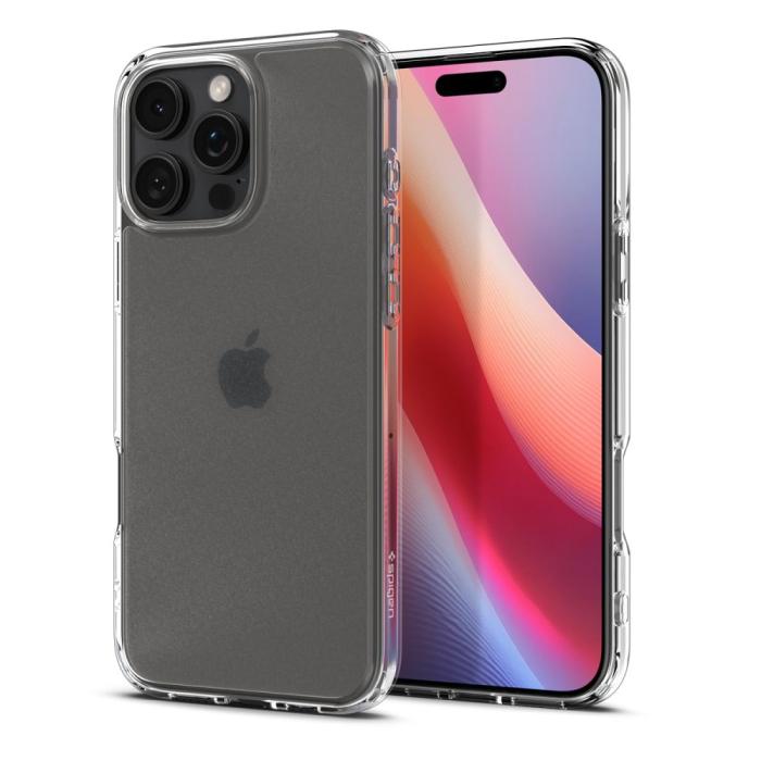 Bild 3, Spigen iPhone 16 Pro Skal Ultra Hybrid Frostad Transparent
