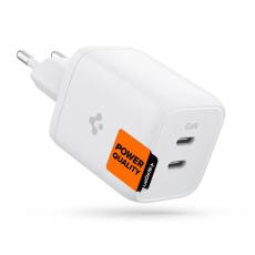 Spigen 65W PD PowerArc 2x USB-C Väggladdare Vit