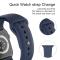 Apple Watch 38/40/41 mm Silikon Armband (S/M) Midnight Blue