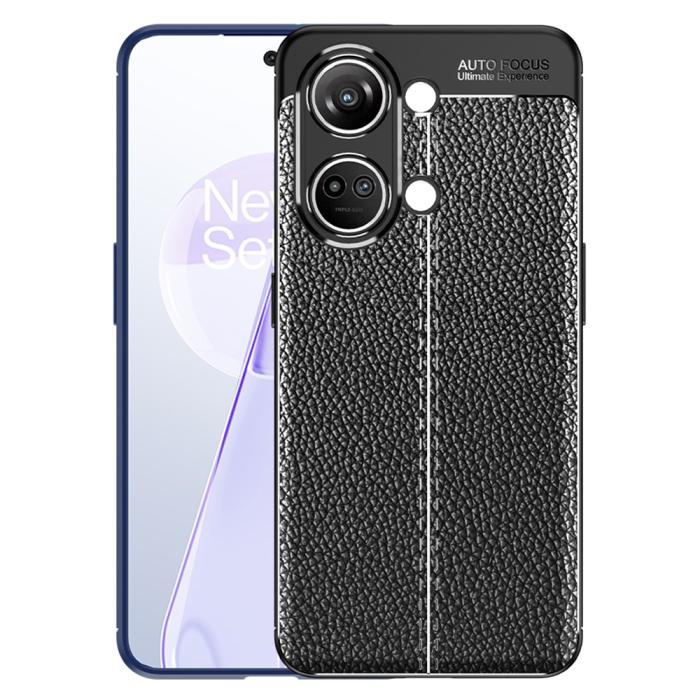Bild 1, OnePlus Nord 3 5G Skal Litchi Textur Svart