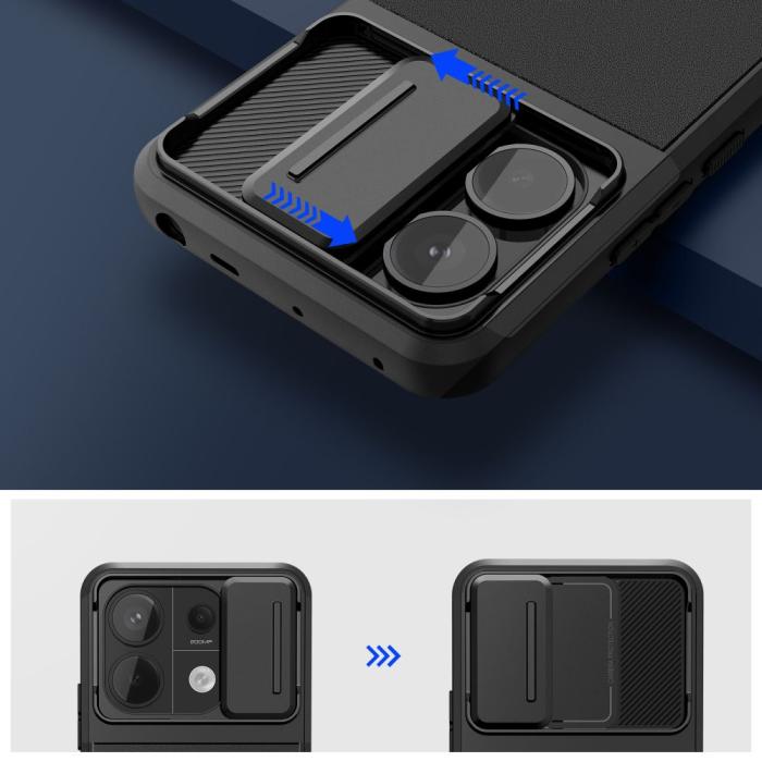 Bild 2, Tech-Protect Xiaomi Redmi Note 13 Pro 5G Skal Velar Cam+ Svart