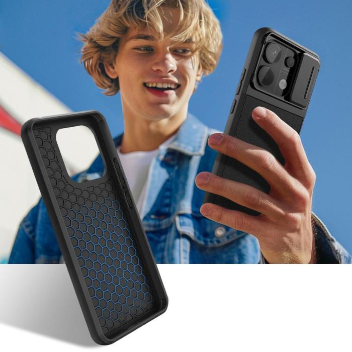 Bild 3, Tech-Protect Xiaomi Redmi Note 13 Pro 5G Skal Velar Cam+ Svart