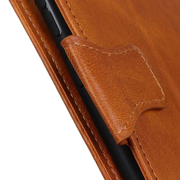 Bild 5, Samsung Galaxy S23 Ultra Fodral Crazy Horse Split Läder Brun