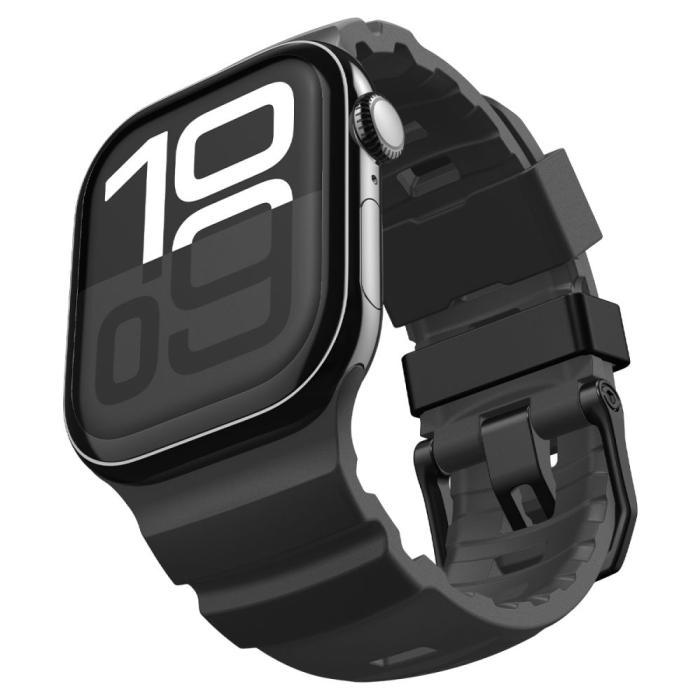 Bild 5, Spigen Apple Watch 42/44/45/46/49 mm Klockarmband Svart