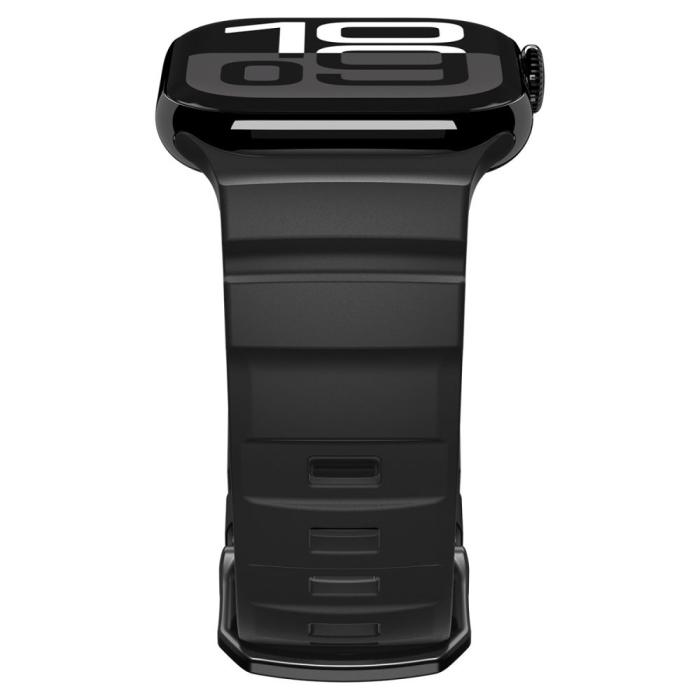 Bild 6, Spigen Apple Watch 42/44/45/46/49 mm Klockarmband Svart