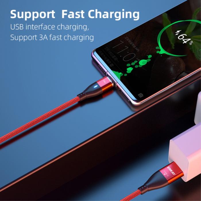 Bild 6, ENKAY 2 m 6in1 PD 100W USB-C/USB-A - USB-C/Lightning/MicroUSB