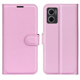 Xiaomi Redmi 10 5G Fodral Litchi Läder Ljus Rosa