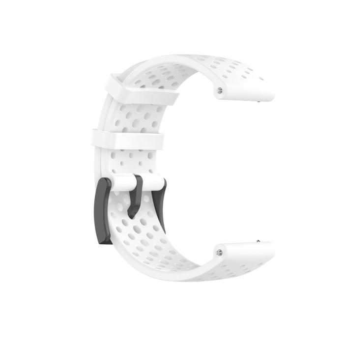 Bild 3, Ihåligt Silikon Armband Suunto (24mm) Vit