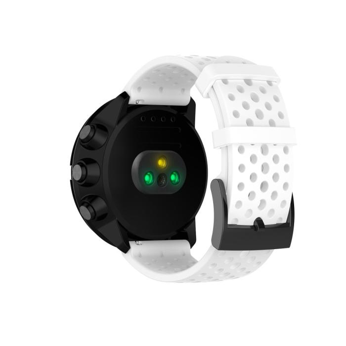 Bild 4, Ihåligt Silikon Armband Suunto (24mm) Vit