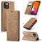 iPhone 12 Pro Max - CASEME Vintage Flip Fodral - Ljus Brun