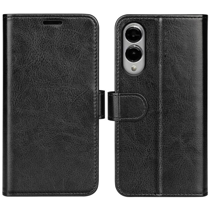 Bild 4, Samsung Galaxy S25 Edge Fodral Crazy Horse Läder Svart
