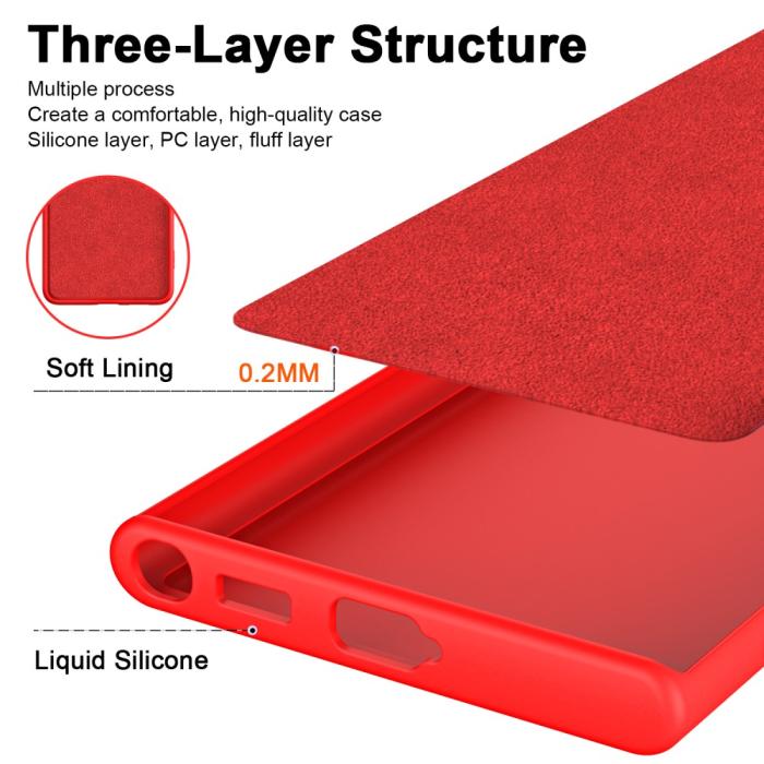 Bild 5, Samsung Galaxy S23 Ultra Skal Gummerat TPU Svart