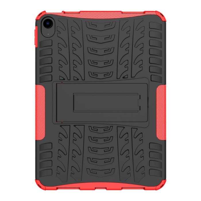 Bild 2, iPad 11 2025 / 10.9 2022 Skal Rugged Kickstand Armor Röd