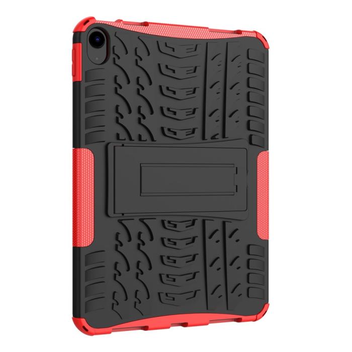 Bild 3, iPad 11 2025 / 10.9 2022 Skal Rugged Kickstand Armor Röd