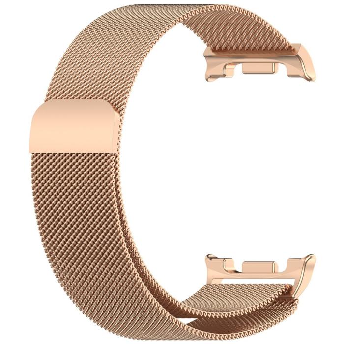 Bild 2, Galaxy Watch 8 46/44/40 mm Armband Milanese Loop Roséguld