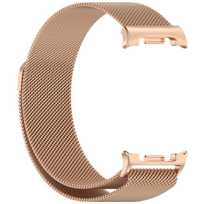 Bild 3, Galaxy Watch 8 46/44/40 mm Armband Milanese Loop Roséguld