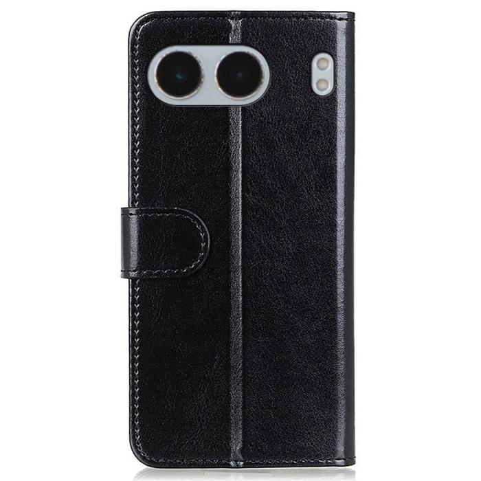 Bild 6, OnePlus Nord 4 Fodral Crazy Horse Retro Svart