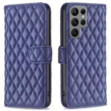Samsung Galaxy S25 Ultra Fodral Diamond L&auml;der Bl&aring;