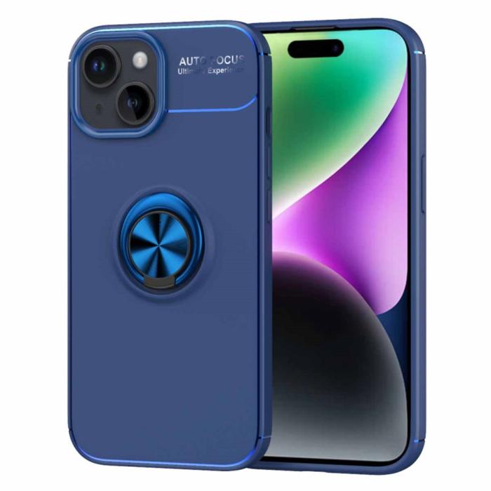 Bild 1, iPhone 15 Skal Ring Blå