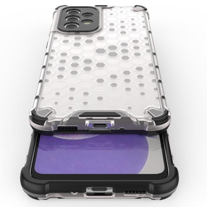 Bild 4, Samsung Galaxy A33 5G Skal Hybrid Honeycomb Grön