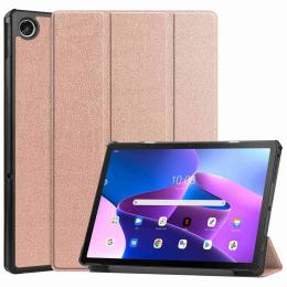 Lenovo Tab M10 Plus Gen 3 Fodral Tri-Fold Roséguld