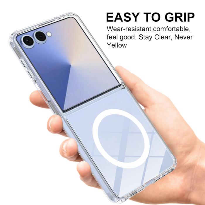 Bild 5, Samsung Galaxy Z Flip 8 Skal MagSafe TPU Transparent