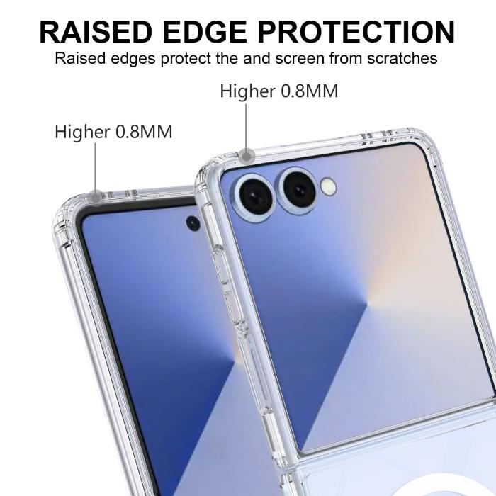Bild 6, Samsung Galaxy Z Flip 8 Skal MagSafe TPU Transparent
